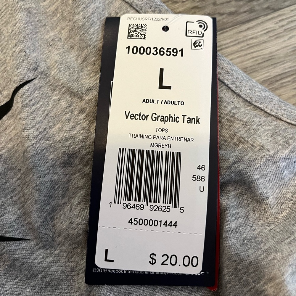 NWT Reebok Tank - Picture 2 of 4